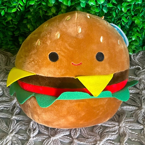 NWT Carl the Cheeseburger Squishmallows 8" - Picture 6 of 7